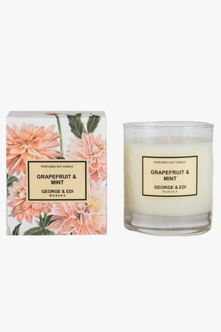 Perfume Soy Candle Standard Grapefruit And Mint 50 Hours 200g