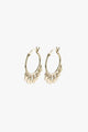 Panna Gold Multi Mini Charm Hoop Earrings