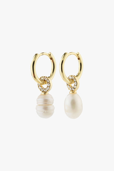 Baker Freshwater Pearl Gold Plated Earrings ACC Jewellery Pilgrim   