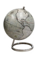 Green World Globe on Silver Stand 13cm