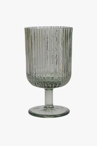 Zest Lines Green Goblet HW Drinkware - Tumbler, Wine Glass, Carafe, Jug Ladelle   