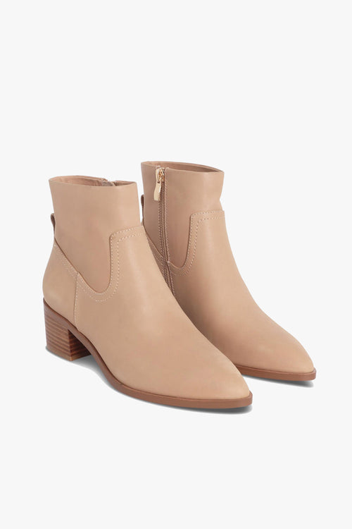Haven Ankle Low Natural Boot ACC Shoes - Boots Nude   