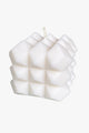 Hector Rubics Cube White Unscented Candle H5cm x 5.5cm