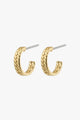 Joanna Gold Plated Snake Chain Earrings