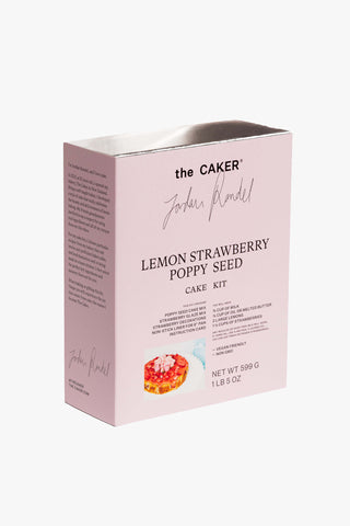 Lemon, Strawberry & Poppy Seed Cake Mix HW Food & Drink The Caker   