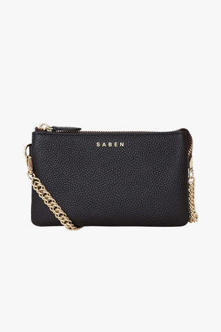 Lily Crossbody Black Bag with Chain