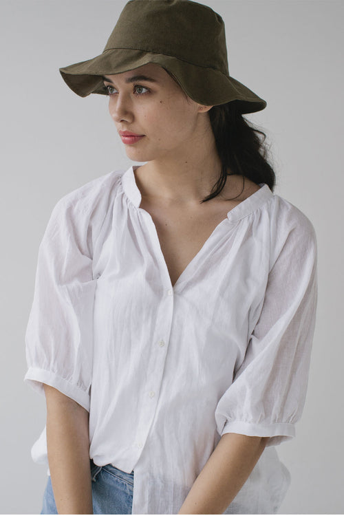Love Linen Bucket Hat Khaki ACC Hats Sophie   