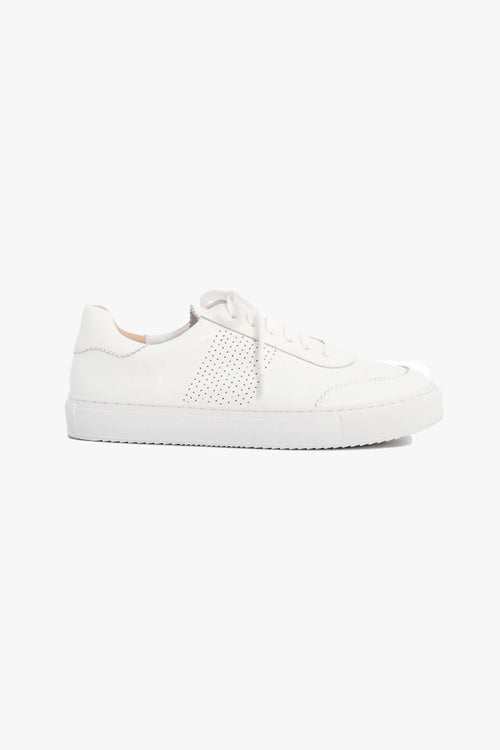 Makenzie White White Leather Sneakers ACC Shoes - Sneakers Nude   