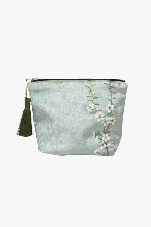 Botanical Manuka Blue Velvet Cosmetic Bag ACC Bags - Wallets+Straps Cosmetic Laptop Ph cases 100% NZ   