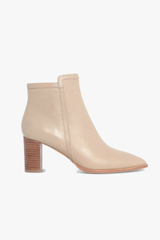 Marlee Mid Heel Bone Ankle Boot ACC Shoes - Boots Nude   