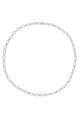 Mini Link Silver Chain Necklace 43cm