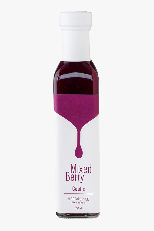 Mixed Berry Coulis 250ml HW Food & Drink Herb + Spice Mill   