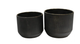 Mondo Metal Black Planter Medium