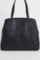 Padget Structured Black Tote Bag