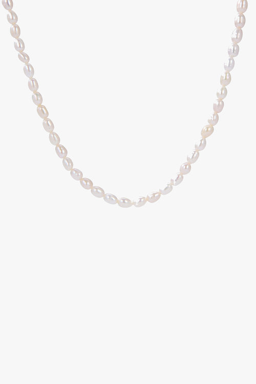 Mizuki Pearl Silver Necklace EOL ACC Jewellery Silver Linings   