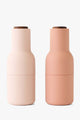 Menu Bottle Grinder Nude with Walnut Lid 2 Pack