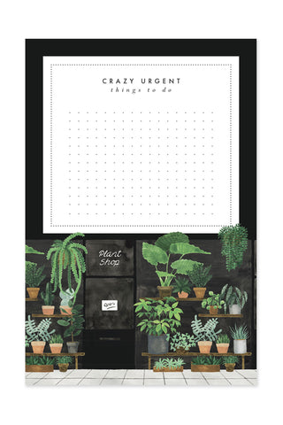 Crazy Urgent Plant Shop Dotted Notepad HW Stationery - Journal, Notebook, Planner All The Ways To Say   