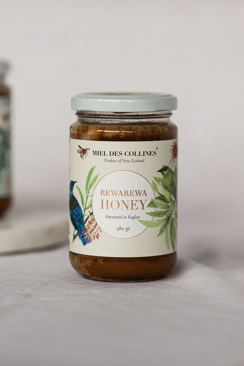 NZ Rewarewa Honey HW Food & Drink Miel Des Collines   