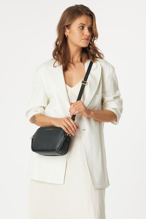 Odile Black Rectangle Shoulder Bag ACC Bags - All, incl Phone Bags Saben   