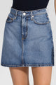 Piper Aline Mid Blue Denim Skirt
