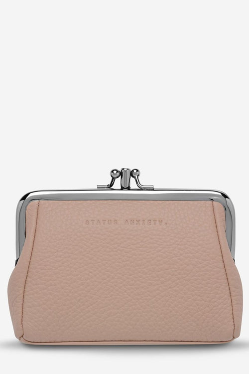 STATUS ANXIETY - Volatile classic clasp frame purse bag - dusty pink - Shop  Status Anxiety Hong Kong Coin Purses - Pinkoi