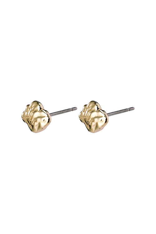 Tally Abstract Wave Stud Earrings Gold Plated ACC Jewellery Pilgrim   