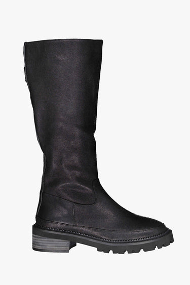 Taylor Hi Zip Up Black Leather Boot
