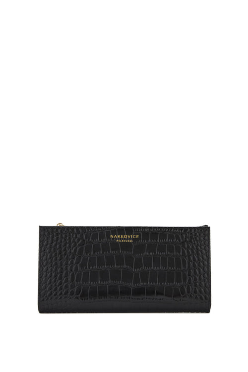 The Drew Croc Wallet Black ACC Bags - Wallets+Straps Cosmetic Laptop Ph cases Nakedvice   