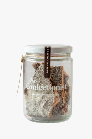 Dark Chocolate + Almond Toffee 200g Jar HW Food & Drink The Confectionist   
