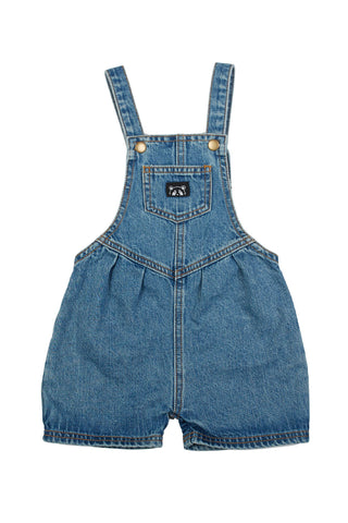 Kids Unending Denim Blue Overalls WW Kids Animal Crackers   