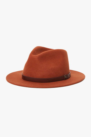 Messer Fedora Caramel Wool Felt Hat ACC Hats Brixton   