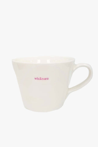 Whanau White Bucket Mug 350ml