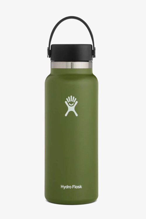 Hydro Flask 946ml Olive Wide Mouth Drink Bottle HW Drink Bottles, Coolers, Takeaway Cups Hydro Flask   