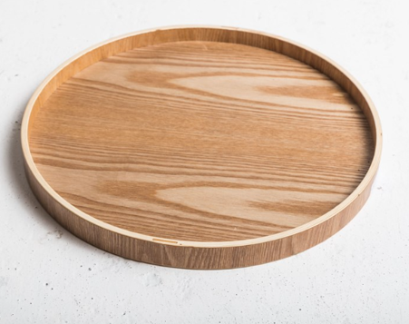 Willow Medium Wooden Circular Tray HW Serveware - Plate, Bowl, Servers, Dish, Platter NED Collections   