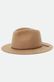 Wesley Fedora Lion Tan Wool Felt Hat